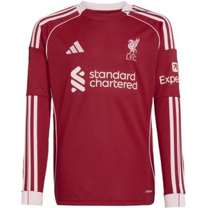adidas - Liverpool Thuisshirt - Lange Mouwen - 2025-2026 - Kids