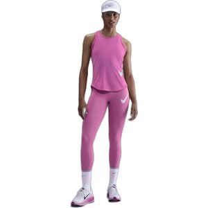 Nike Tempo Swoosh Run Dri-FIT - Hardlooptanktop - Zwart