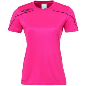 Uhlsport - Stream 22 - Sportshirt - Roze/Zwart - Korte Mouw Dames