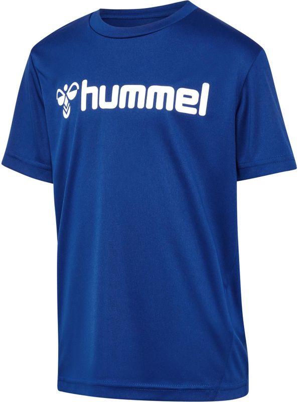 Hummel - Hmllogo Jersey - Kinder T-Shirt - True Blue - Korte Mouwen