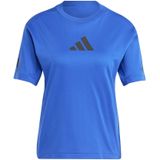 Adidas - Z.n.e - T-shirt - Blauw - Korte Mouwen