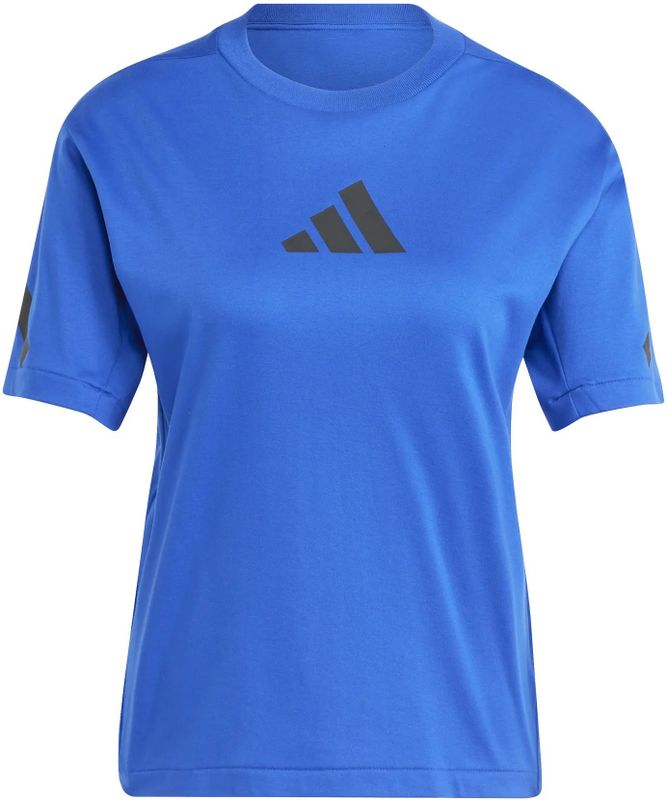 Adidas - Z.n.e - T-shirt - Blauw - Korte Mouwen