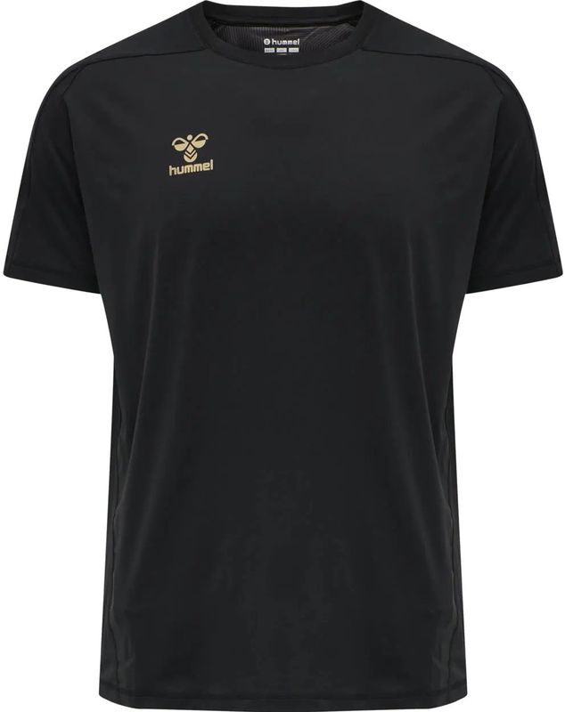 Hummel - T-shirt - Zwart - Jersey Stof - Ronde Hals