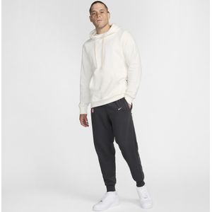 Nike - Liverpool Taper - Joggingbroek - Donkergrijs Wit - Polyester Katoen