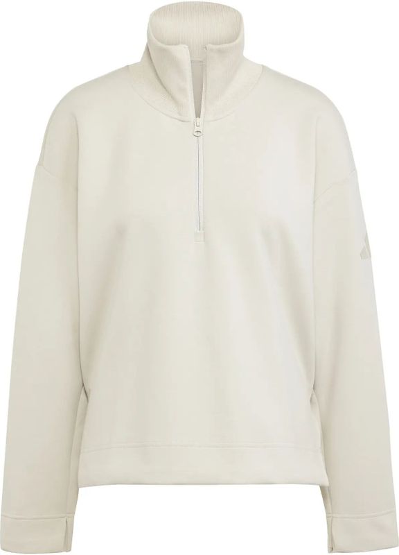 Dames-sweatshirt met 1/4 rits adidas Soft Lux