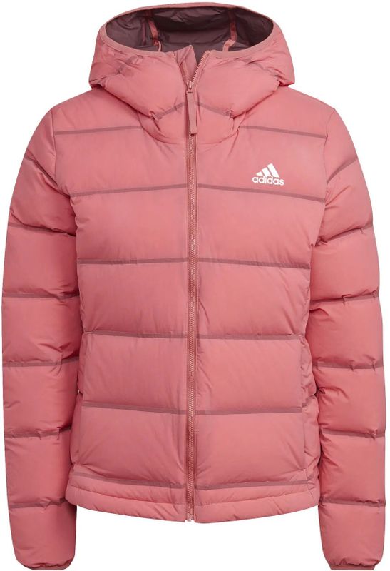 adidas - Helionic - Damesjack - Met Stretchcapuchon - Dons - Lichtgewicht Warmte