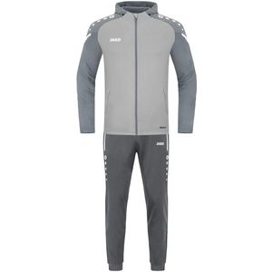 Jako - Performance - Trainingspak - Zachtgrijs / Steengrijs - Polyester Met Capuchon
