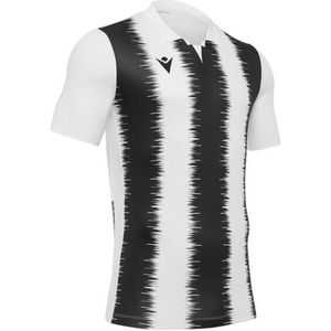 Macron - Miram - Shirt - Wit/Zwart - Korte Mouw - Heren