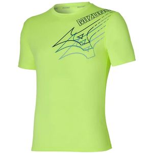 Men’s Short Sleeve T-Shirt Mizuno Core Tee Lime green