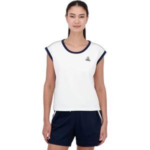 Le Coq Sportif - Heritage Sp N°1 - Mouwloos T-shirt - Ecru