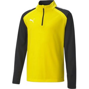 Kinder sweatshirt met 1/4 rits Puma teamLIGA
