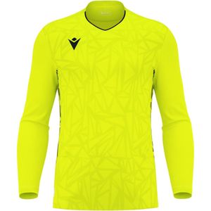 Macron - Corvus Eco - Keepershirt - Fluogeel / Zwart - Lange Mouw - Kinderen