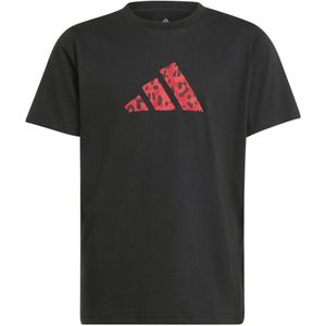 Adidas - Future Icons - T-shirt - Zwart - Korte Mouwen - Jongens/Meisjes