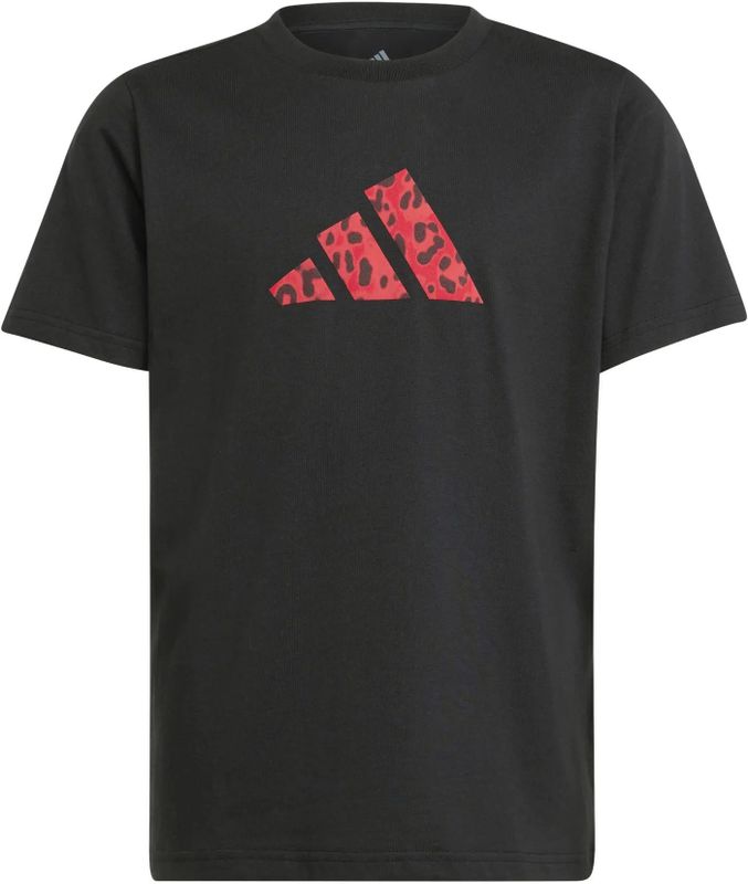 Adidas - Future Icons - T-shirt - Zwart - Korte Mouwen - Jongens/Meisjes