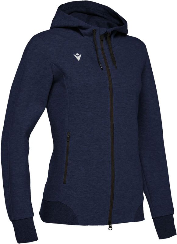 Macron - Lyre - Dames Hoodie - Met Rits - Zwart
