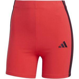 adidas - Essentials 3 Stripes - Biker High Waist Short Leggings