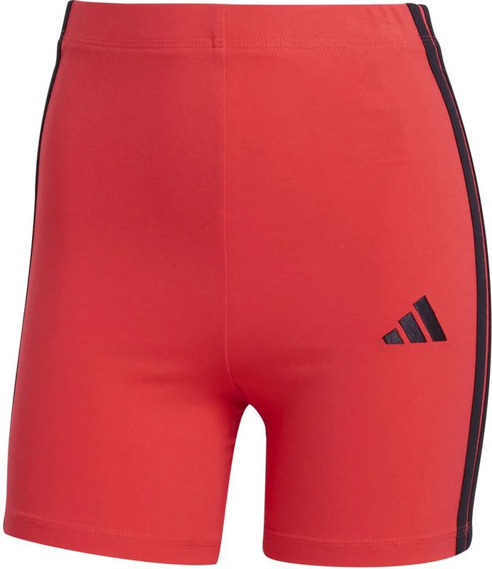 adidas - Essentials 3 Stripes - Biker High Waist Short Leggings