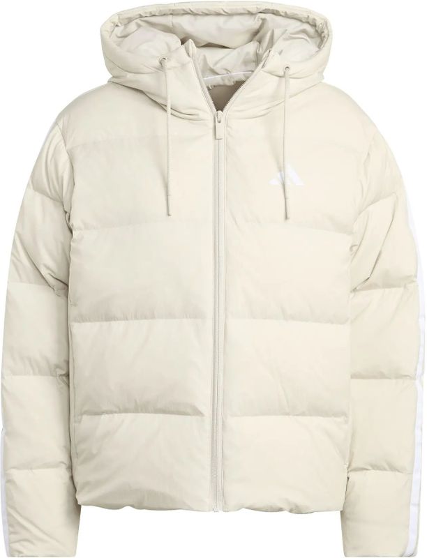 adidas - Essentials 3-Stripes - Donsjack - Dames - Met Verstelbare Capuchon - CLIMAWARM Technologie
