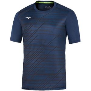Mizuno - Team Chiba - Sportshirt - Blauw - Polyester