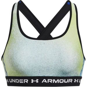 Under Armour - Crossback - Sport Bh - Damesprint - Gematigde Ondersteuning