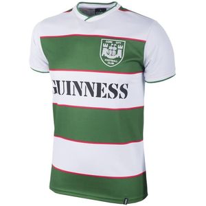 COPA - Cork City FC 1984 Retro Voetbalshirt - Wit - Groen - Heren