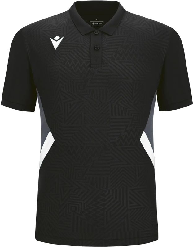 Macron - Rap - Poloshirt - Blauw - Polyester