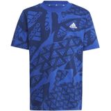 adidas - Essentials - T-shirt - Voor Kinderen - Met Opdruk