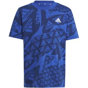 adidas - Essentials - T-shirt - Voor Kinderen - Met Opdruk