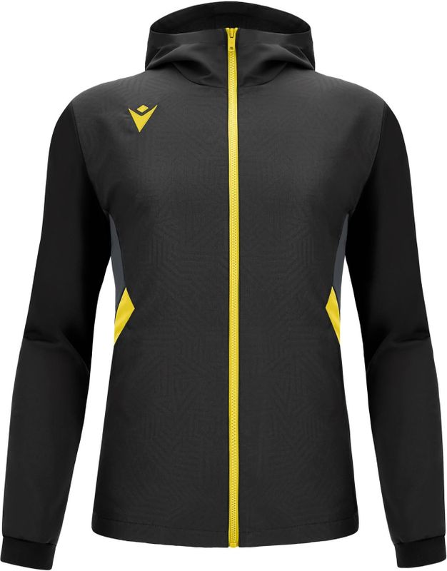 Macron - Victory Tiamat - Jas Met Kap - Zwart/Wit