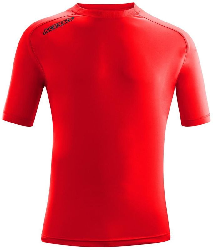 Acerbis - ATLANTIS - Trainings T-shirt - Rood - Korte Mouw - 100% Polyester