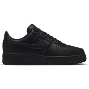 Nike - Air Force 1 Low Fresh Black - Sneakers - Zwart - Leer