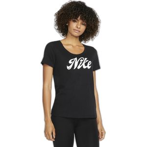 Dames-T-shirt Nike Dri-Fit Script