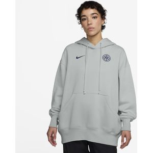 Nike - Inter Milan Phoenix Fleece - Oversized Voetbalhoodie - Grijs
