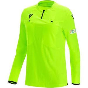 Scheidsrechtershirt lange mouwen voor dames Macron Uefa 2021