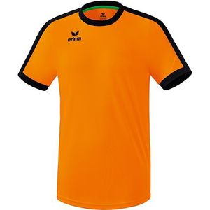 Erima Retro Star Shirt Korte Mouw Kinderen - New Orange Zwart
