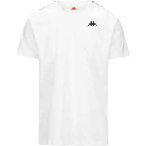 Kappa Coen Slim T-shirt Met Korte Mouwen Wit S Man