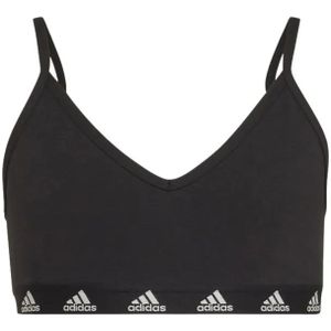 adidas - Purebare - Beugelbeha - Zwart - Gemaakt van Gerecycled Materiaal