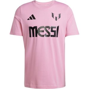 adidas - Performance Messi - T-shirt - Roze - Heren