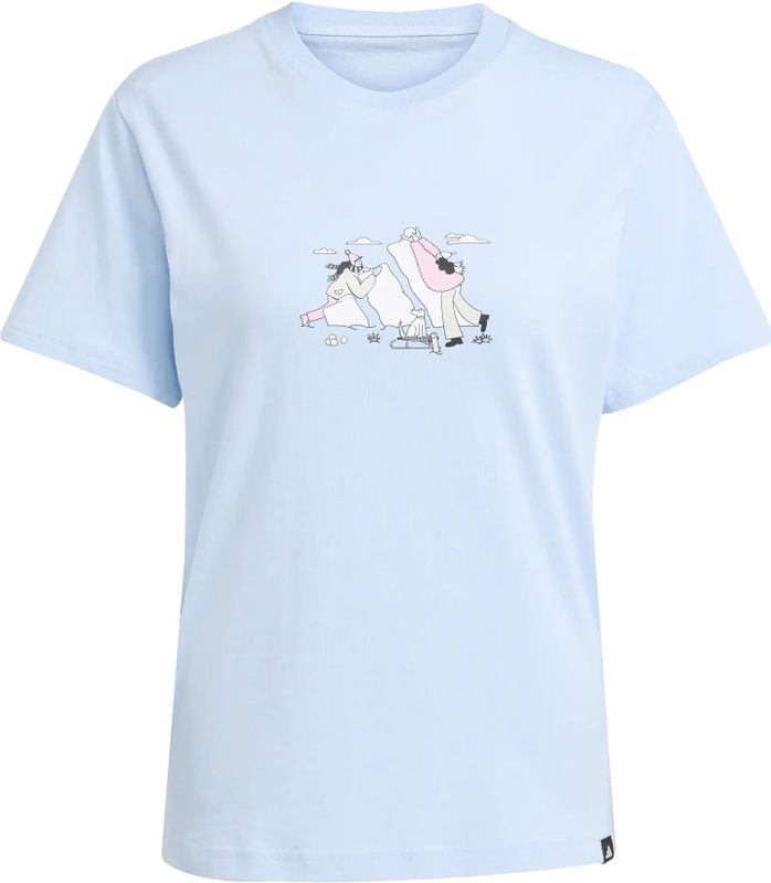 adidas - DDL T - T-shirt - Glow Blue - Korte Mouwen