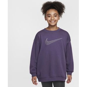 Oversized Sweater voor Meisjes Nike Club Fleece
