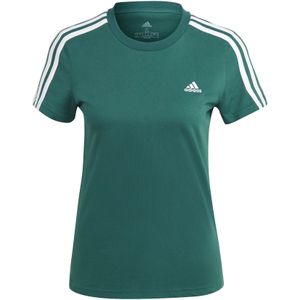adidas - Essentials 3-Stripes - T-shirt - Slim-fit - Dames