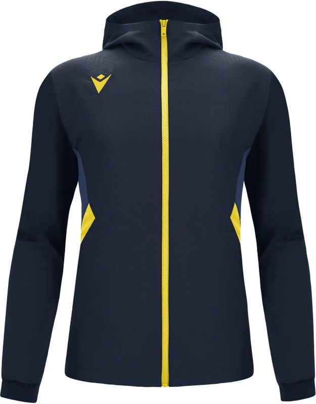 Macron - Victory Tiamat - Jas Met Kap - Navy / Geel