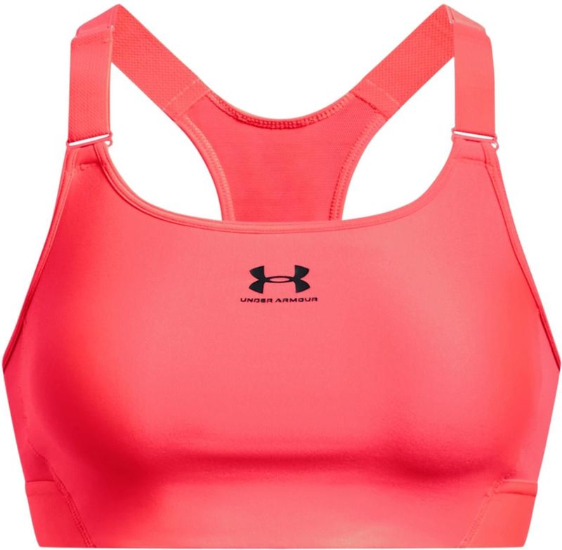 Under Armour - HeatGear High - Damesbeha - Zwart - Antitranspiratiekracht