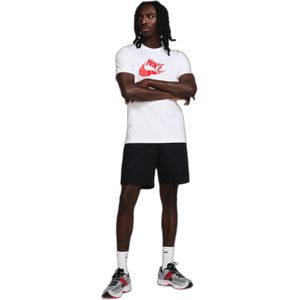 Nike - FUTURA - T-shirt - Cranberry/Wit