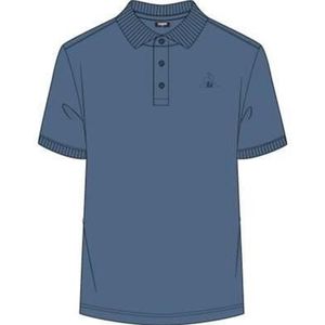 Le Coq Sportif - Ton, Ton - Poloshirt - Blauw - Korte Mouw