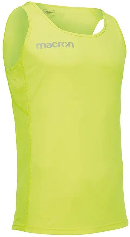 Macron - Mitch - Tanktop - Slim Fit - Faux-suède - Micromesh Achterkant