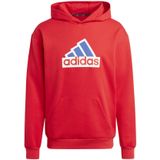 adidas - Future Icons Badge of Sport Hoodie - Rood - Katoen