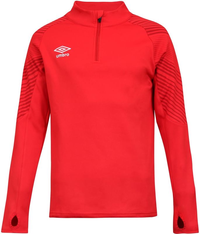 Umbro - League - Sweatshirt - Rood/Bordeaux - 1/2 Rits