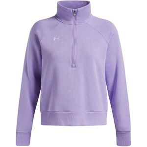 Trainingsshirt 1/2 rits voor dames Under Armour Rival Fleece