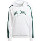 adidas - Lounge Soft Side Graphic - Hoodie - Zwart - Katoen